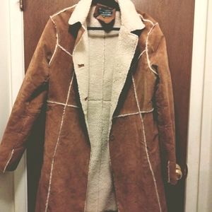 Suede coat